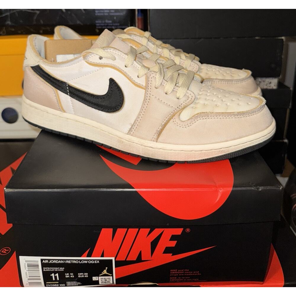 Air Jordan 1 Retro Low OG EX Coconut Milk Men’s 11